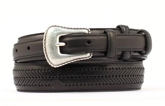 Alligator - embossed men's western boots for a bold statementNocona Lace Ranger Arrow Men's Belt