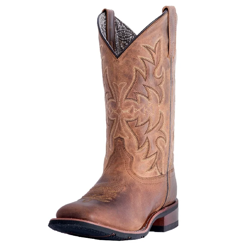 Men's western boots with a concho - studded strap and a pointed toeLaredo Anita Leather Ladies' Boot