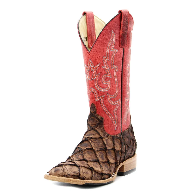 Men's western boots with a leather sole and a heel guardMacie Bean Top Hand Cigar Matte Big Bass Ladies' Boot